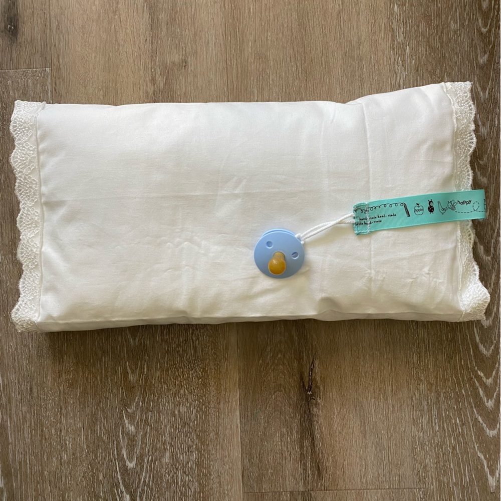 Toddler Pillow Infant Travel Pillow Pacifier Holder Pillowcase NEW HOME HANDMADE